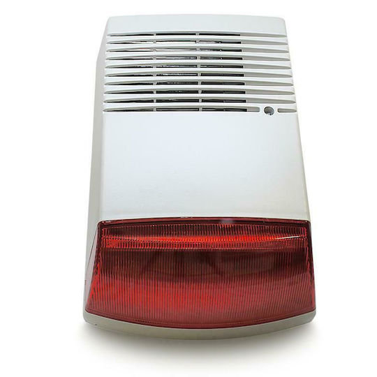 Spark Outdoor Battery Alarm Siren 118dB with Red Light 19.3x27cm
