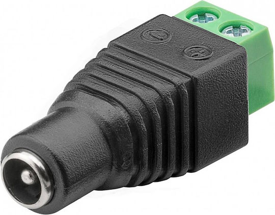 Anga Connection Plug for CCTV Systems for DC Power Supply Female (2.1mm/5.5mm) 552-089