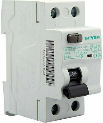 Geyer Phase 2-Pole Earth Leakage Relay 40A EF240FG