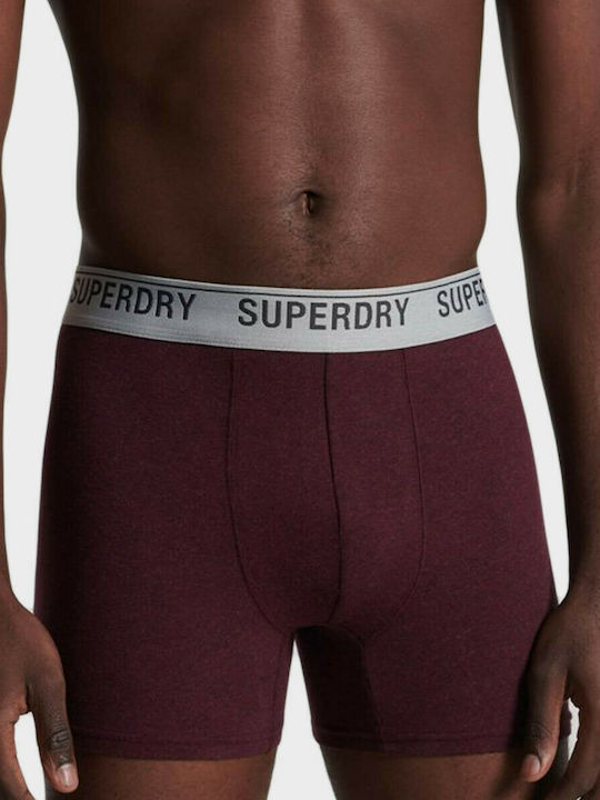 Ανδρικά Μποξεράκια Burgundy / Red / Pink 3Pack