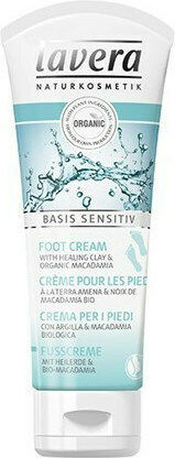 Lavera Basis Sensitiv Moisturizing Foot Cream 75ml