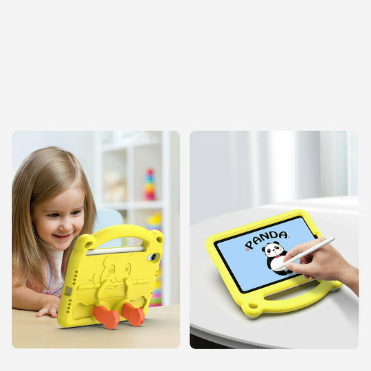 Dux Ducis Panda Umschlag Rückseite Für Kinder Gelbe iPad mini 2021 / mini 2024