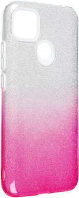 Forcell Shining Back Cover Σιλικόνης Clear / Pink (iPhone 11)