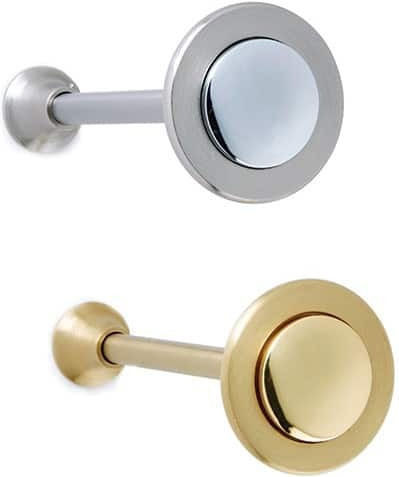 Anartisi A6 Holdback Wall made of Metal Gold Satin 1pcs