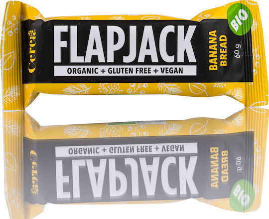 Cerea Bio-Müsliriegel Energie Nüsse Flapjack mit Banana Bread Kein Zuckerzusatz 60gr