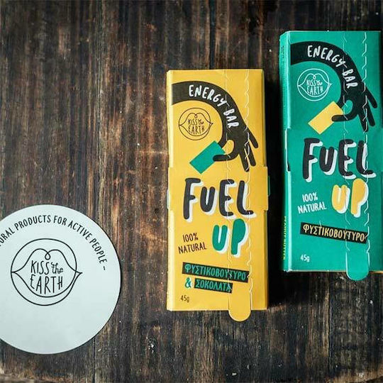 Kiss The Earth Fuel Up Energy Bar Nuts Oat With Peanut Butter & Chocolate 45gr