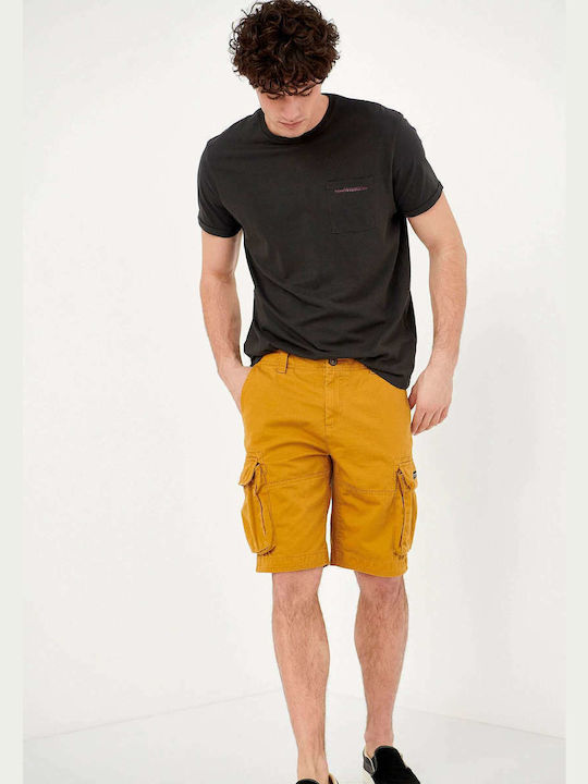 FBM005-03103 Men's Shorts Cargo Mustard