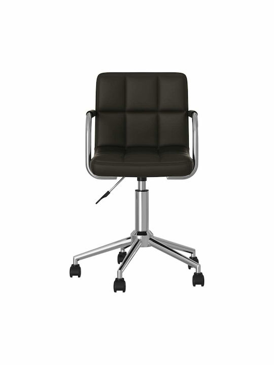 vidaXL Office Chair with Arms Black