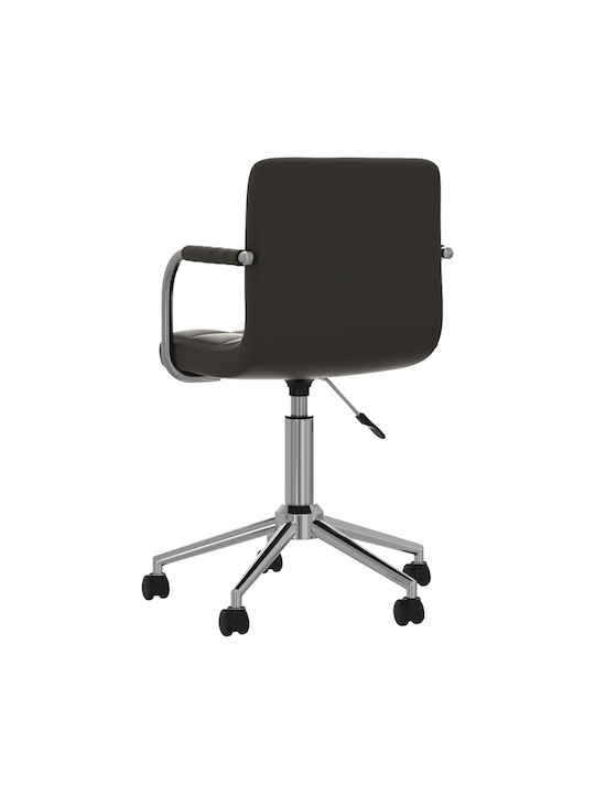 vidaXL Office Chair with Arms Black
