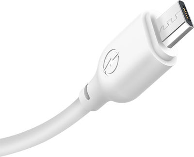 XO NB103 3in1 Regular USB to Lightning / Type-C / micro USB 1m 2.1A Cable White