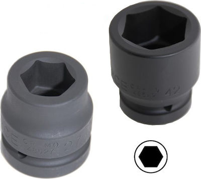 Force Socket Pneumatic Hex with Square Drive 3/4" Diameter 55mm