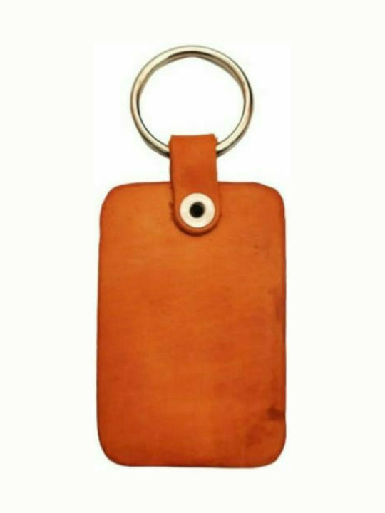 Renault Handmade Renault Leather Brown Keychain