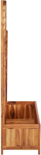 vidaXL Planter Box Wooden Brown 85x38x150cm.
