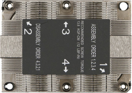 Supermicro SNK-P0067PS Παθητική Ψύκτρα Επεξεργαστή για Socket 3647 Ασημί