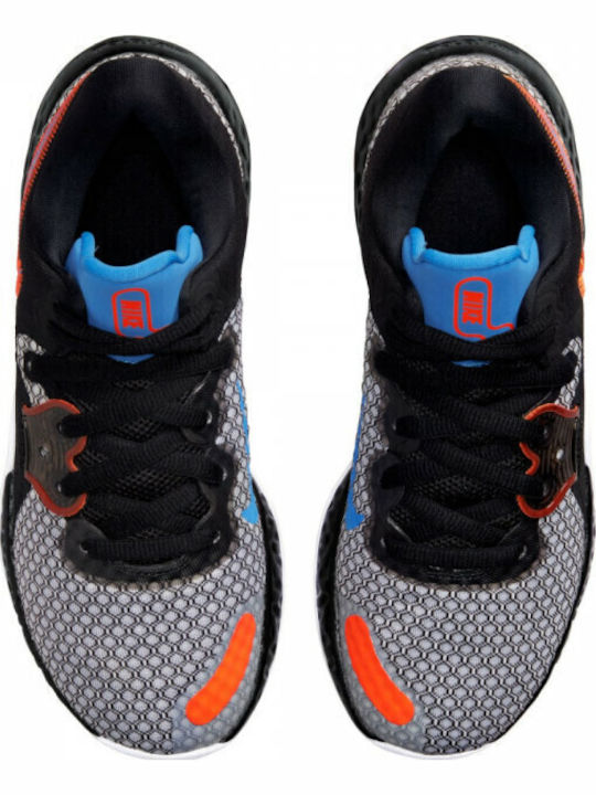Renew Elevate II Low Basketball Shoes Gray / Black / Blue / White / Orange
