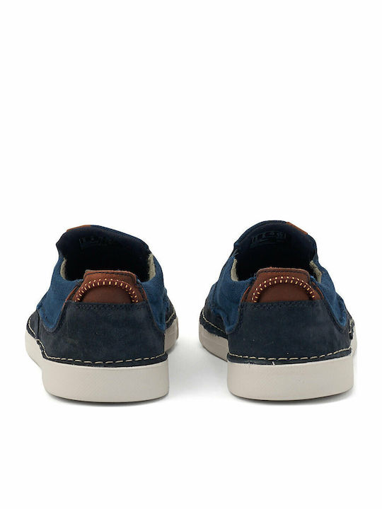 Gereld Step Herren Slip-Ons Blau