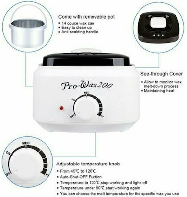 Pro Wax 200 Wax Warmer with Pot 400ml 45W