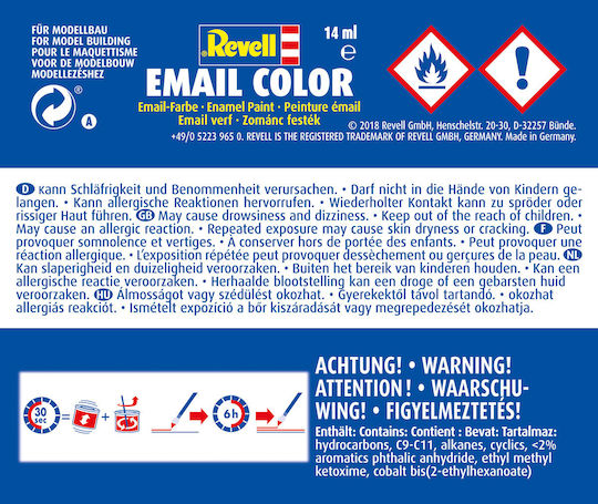 Revell Email Χρώμα Μοντελισμού Olive Grey Mat 14ml