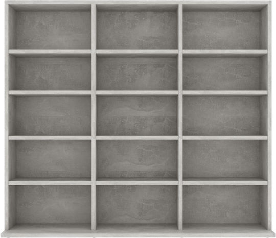 vidaXL Floor Standing Case Grey of Concrete 102x23x89.5cm