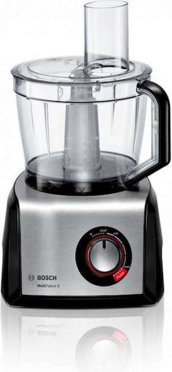 Bosch Multifunctional Food Processor 1250W with Pot 3.9lt and Jug Blender Black