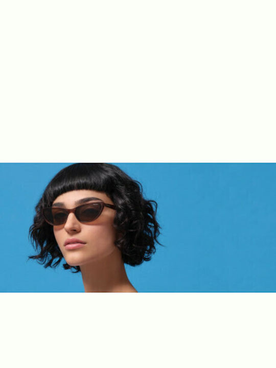 Polaroid Γυναικεία Γυαλιά Ηλίου με Καφέ Κοκκάλινο Σκελετό και Καφέ Polarized Φακό PLD6142/S 09Q/SP