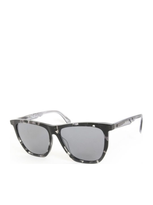 Just Cavalli Women's Sunglasses with Black Plastic Frame and Black Lens JC837S 55C