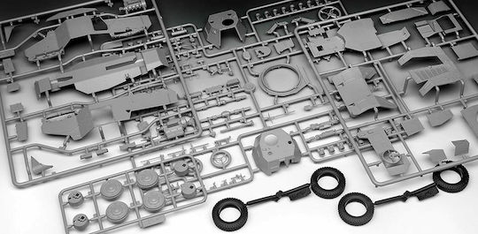 Revell Armoured Scout Vehicle P204 Modeling Figure Tank 158 Pieces in Scale 1:35 13.7cm.