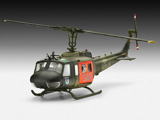 Revell Planes Series Bell UH-1D "SAR" Modeling Figure Helicopter 115 Pieces in Scale 1:72 17.5x19.9cm.