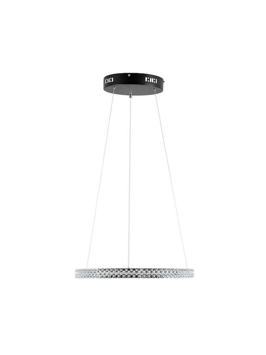 GloboStar Diamond Pendant Light Black 46x46cm