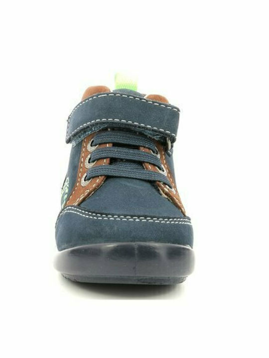 Kids Sneakers with Scratch Navy Blue
