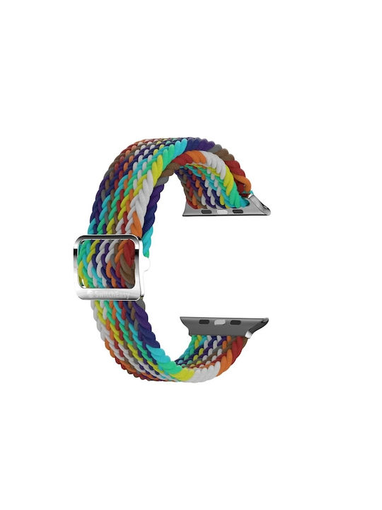 SwitchEasy Candy Premium Armband Stoff Rainbow (Apple Watch 44/45/46mm/Ultra 49mm) GS-107-214-271-163