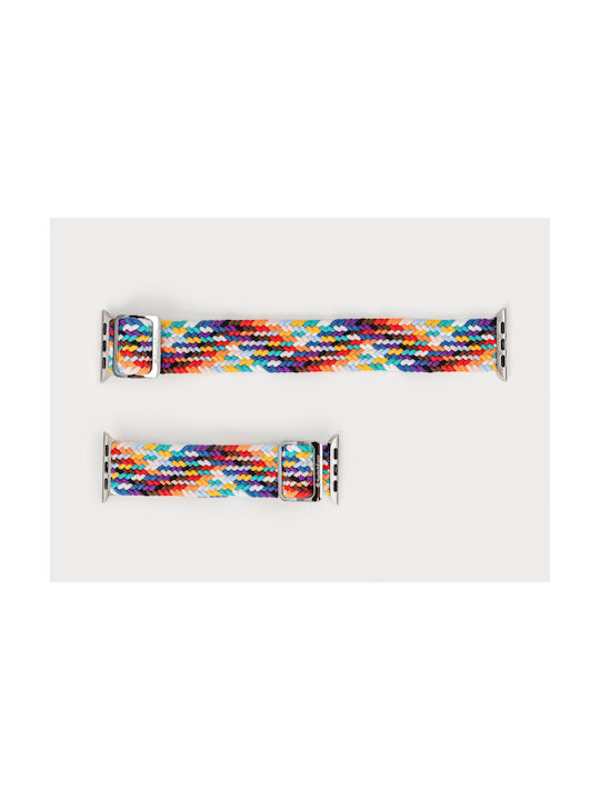 SwitchEasy Candy Premium Armband Stoff Rainbow (Apple Watch 44/45/46mm/Ultra 49mm) GS-107-214-271-163