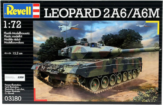 Revell Military Collection Leopard 2A6/A6M Φιγούρα Μοντελισμού Τανκ 168 Κομματιών σε Κλίμακα 1:72 16.8εκ.