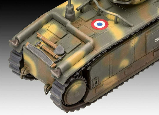 Revell Military Collection Char B.1 bis FT.17 Modeling Figure Tank 96 Pieces in Scale 1:76 18x6x4.2cm.