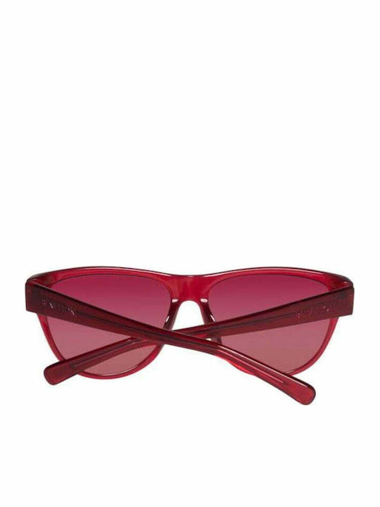 Benetton Women's Sunglasses with Red Plastic Frame BE904S 02