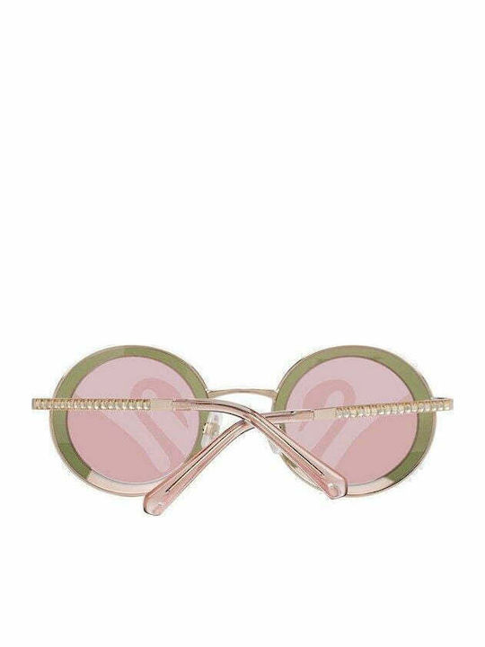 Swarovski Women's Sunglasses with Rose Gold Metal Frame SK0199 28S