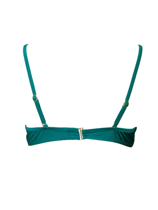 Pretty Me Galatea Bikini Σουτιέν με Ενίσχυση Jade Green