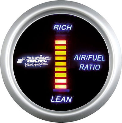 Simoni Racing Ψηφιακό Air/Fuel Αυτοκινήτου 52mm Μαύρο