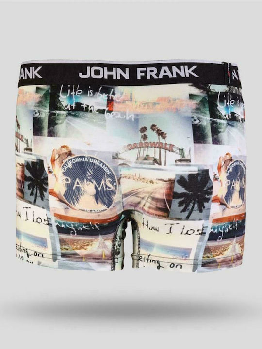 John Frank Road Herren Boxershorts Mehrfarbig mit Mustern 1Packung