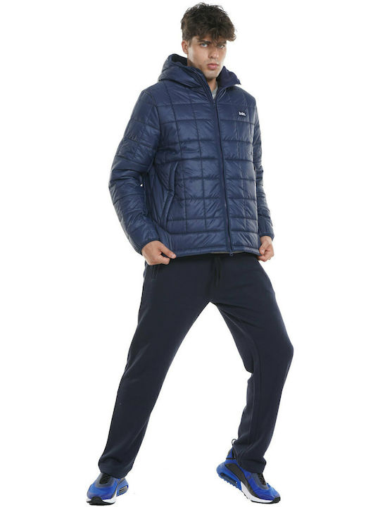 Geacă de Iarnă Puffer Albastru