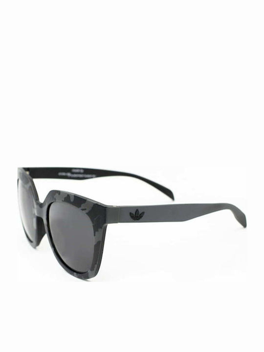 adidas Women's Sunglasses with Gray Plastic Frame and Black Lens AOR008-143070