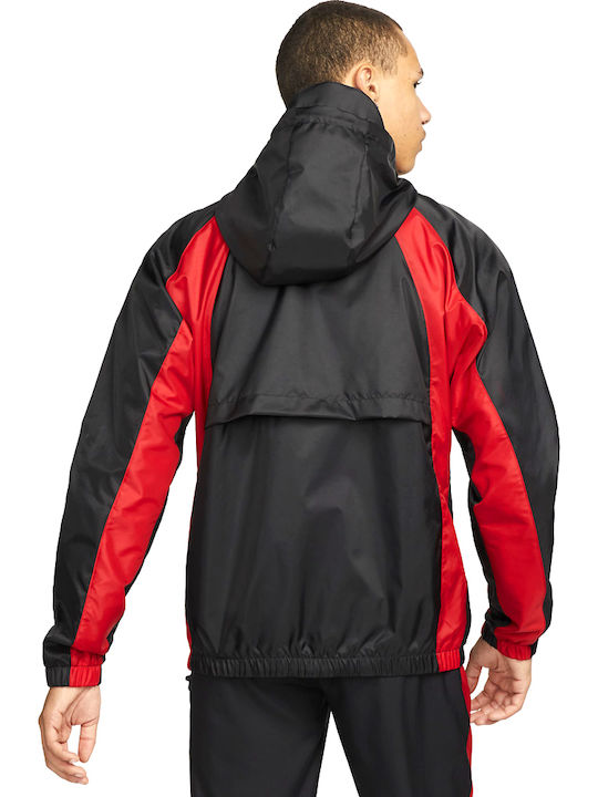 Winter Jacke Winddicht Schwarz