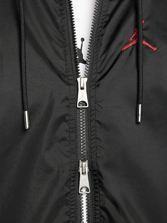 Winter Jacke Winddicht Schwarz