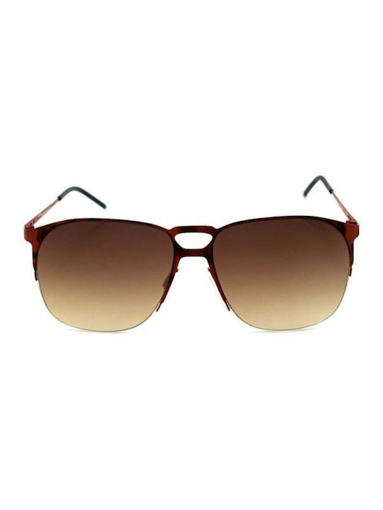 Italia Independent Men's Sunglasses with Brown Metal Frame 0211.092.000