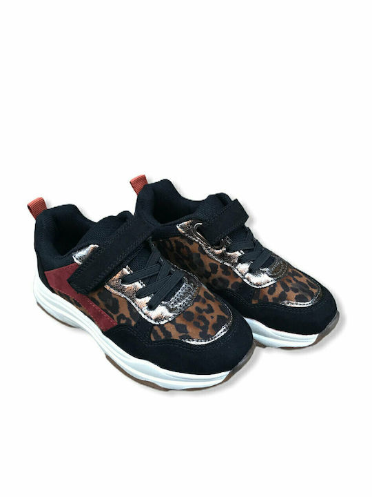 Kinder Sneakers mit Klettverschluss Schwarz