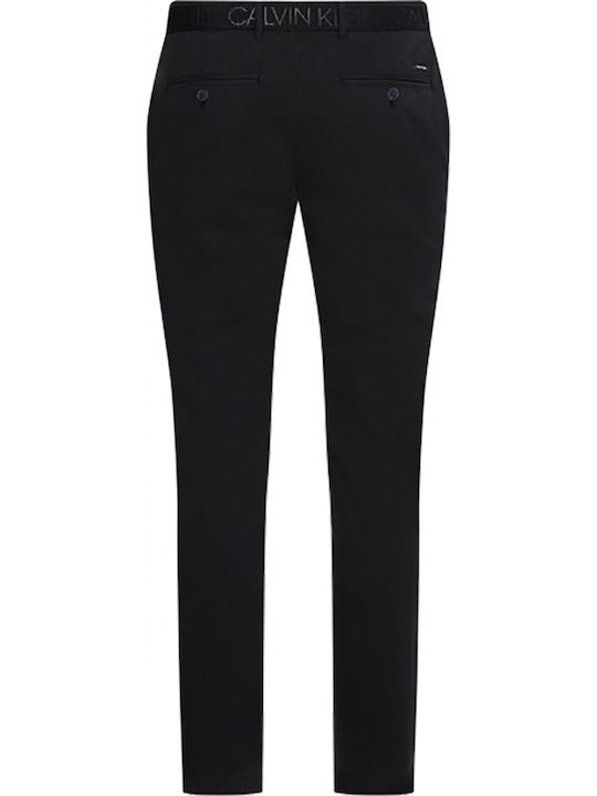 Παντελόνι Chino Ελαστικό σε Slim Εφαρμογή Μαύρο