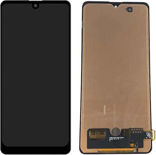 O ecran OLED OLED cu Mecanism Tactil pentru Galaxy A71 (Negru)