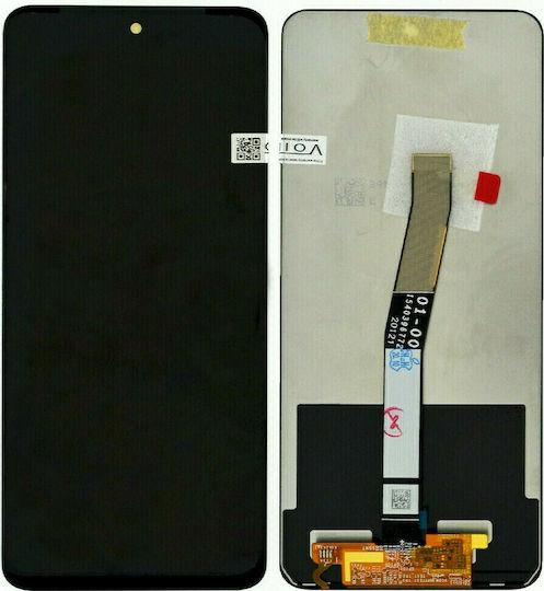 Οθόνη Type A με Μηχανισμό Αφής για Redmi Note 9 Pro / Note 9s (Μαύρο)