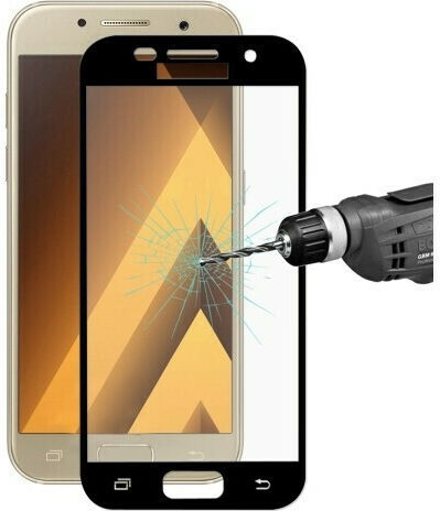 5D Full Face Tempered Glass Black (Galaxy A5 2017)