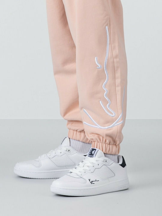 Pantaloni de trening cu Elastic Roz